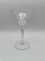 Set of 2 Spray by Seneca Champagne/Tall Sherbet /Martini Glasses