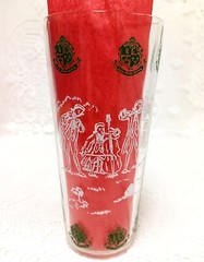 2 VTG Deus Major Columna Glasses NATIVE AMERICANS Colonial Ships ORCHESTRA Dance