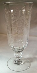 HEISEY ORCHID CRYSTAL #5025 5-OUNCE FTD JUICE TUMBLER!