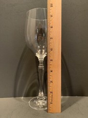 BEYER Crystal Wine Glass/ Water Goblet 9 3/4″ Tall 3 1/4”w Germany
