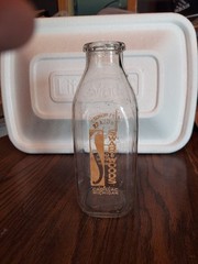 Glass Bottle Vintage, CADILLAC Michigan, Swartwoods