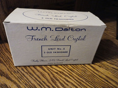 W. M. Dalton French Led Crystal (2 Old Fashioned)