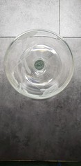 Vintage Wine Goblets Etched Flowers Hand Blown Toscany
