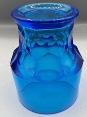 Viking Glass Georgian Blue Tumbler Vintage Drinking Glasses