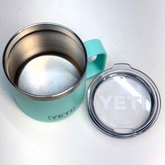 YETI Rambler 14 oz Stainless Steel Mug with Lid – Sea Foam