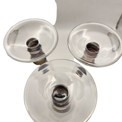 Mikasa «Kensington Pattern-Fluted Shape-Distinct «Jeweled» stem- Set of 7