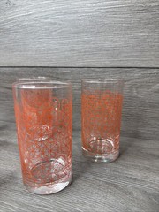 Libbey Orange Slices Juice Glasses Vintage Set 6 Retro 19/Us Farmhouse Kitchen