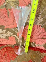 Rosenthal Studio-Linie signed, German Crystal Champagne Flutes, set of 4