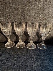 Mikasa Park Lane Cordial Glasses 2oz Capacity 5″ Tall – Set Of 4 NICE!