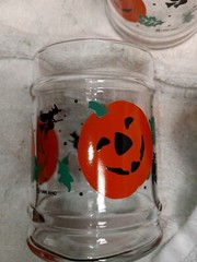 Anchor Hocking Vintage 1990, Eight, Halloween Glasses 12oz Tumblers Pumpkins