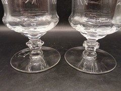 Set of 2 Tiffin-Franciscan La Rosa Iced Tea Glasses 6-1/8″ Tall