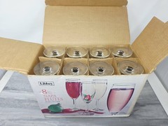 Libbey 1970’s Cut Glass 6 Oz 8″ Stem Footed Napa CHAMPAGNE WINE FLUTES 8795