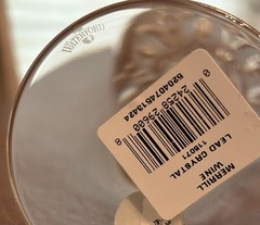 Waterford Crystal Merrill pattern, 8 3/8” Wine Glass 6 ozs. New w/Tags
