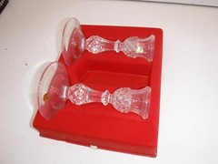 Set 2 Cristal D’arques Candlestick Maintenon Crystal Candle Holders. Never Used.