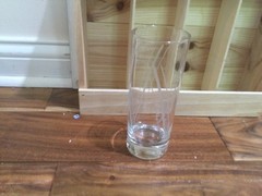 6 MIKASA CHEERS shots glasses 4.75» etched dots lines