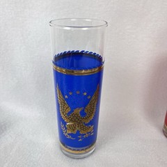 Set of 7 Libbey Bicentennial American Eagle Tom Collins Barware Glasses