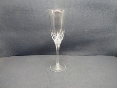 Cristal d’Arques Crystal Castel Pattern Fluted Champagne Glass 8 5/8″ x 2 5/8″