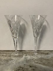 3 Sets of The Waterford Millennium Collection Champagne Flutes with Boxes
