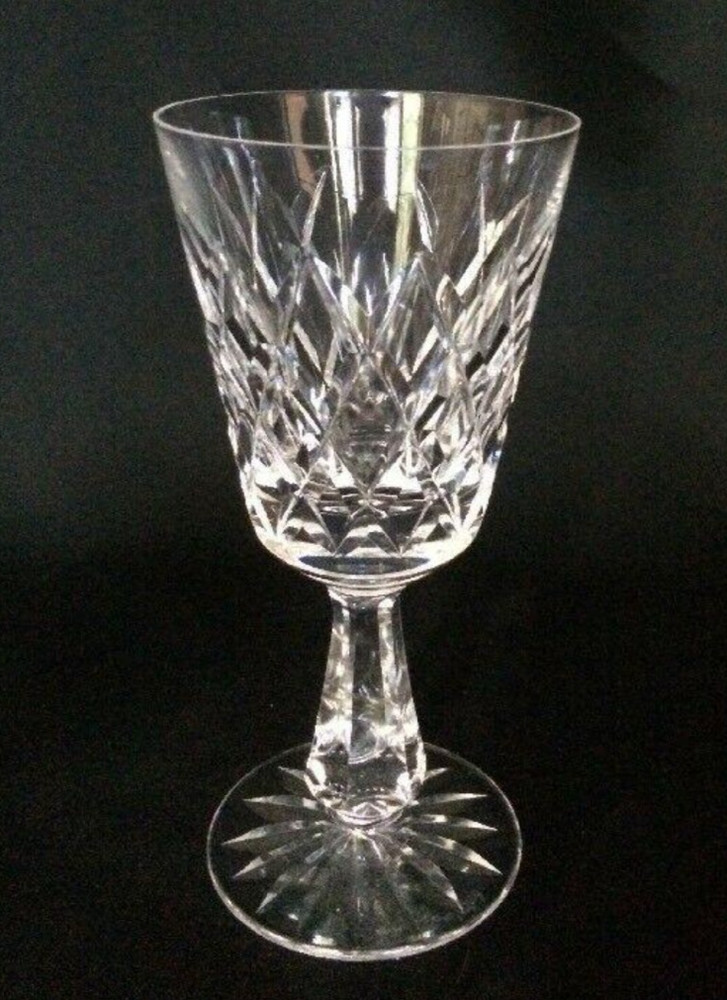 Waterford Crystal Kinsale 6″ Claret Wine Glass, holds 5 ounces (8 Available)