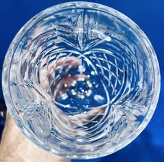 Lot Of 2 ~ GODINGER DUBLIN SHANNON CRYSTAL ICED BEVERAGE GLASS GOBLET 7 3/4”EC!