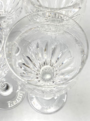 Lovely Simone by Bohemia Crystal Set of Four Wine Glasses 7 1/8″-Discontinued