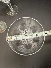Set of 9 Waterford Crystal Sheila Water Goblets – Signed – 6.75”