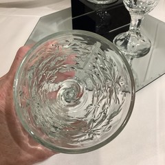 Princess House Fantasia 6.75” Water Wine Goblet – Set of 3