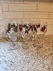 Fall/Thanksgiving Water Goblets