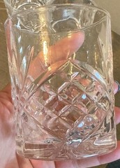 3 Double Old Fashioned Dublin by Godinger Shannon Collection, Fan, Criss Cross