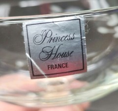 4 Princess House Heritage #507 8oz Pedestal Champagne/Sherbet Glasses NEW France