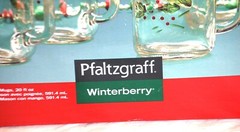 Pfaltzgraff Winterberry Glassware Mason Jars & Lids NIB Set of 4 20 fl. oz.