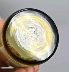 Bohemian Moser Juice Glass / Tumbler Gold Enamel Grape Vine Decor Late 1800s