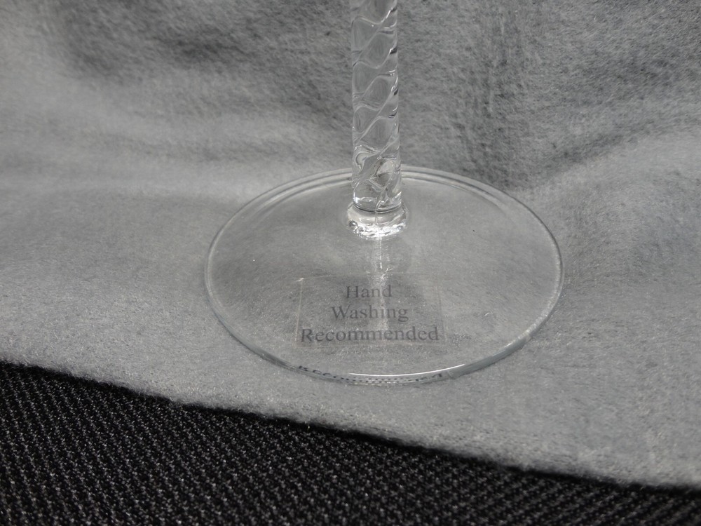 3 Ultra Large Bella Lux Glasses Wedding Toast Martini Cosmo Wine Optic Paneled