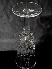 Waterford Lismore Fluted Champagne Glass 7.25″ Hand Cut Crystal Ireland
