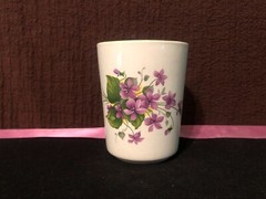 vintage James Kent old Foley England tumbler bedside, bathroom p