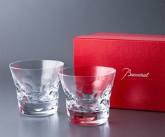 NIB FLAWLESS Exquisite BACCARAT Crystal BELUGA 2 TUMBLER DBL OLD FASHION GLASSES