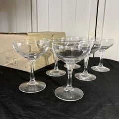 TOYO-SASAKI GLASS Cocktail Glass 11.5×8.5cm/4.52×3.34″ 125ml/4.24oz set of 6