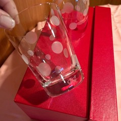 Baccarat CLOWN Pair Tumblers Crystal Glass Set 8.5cm 10.5cm New
