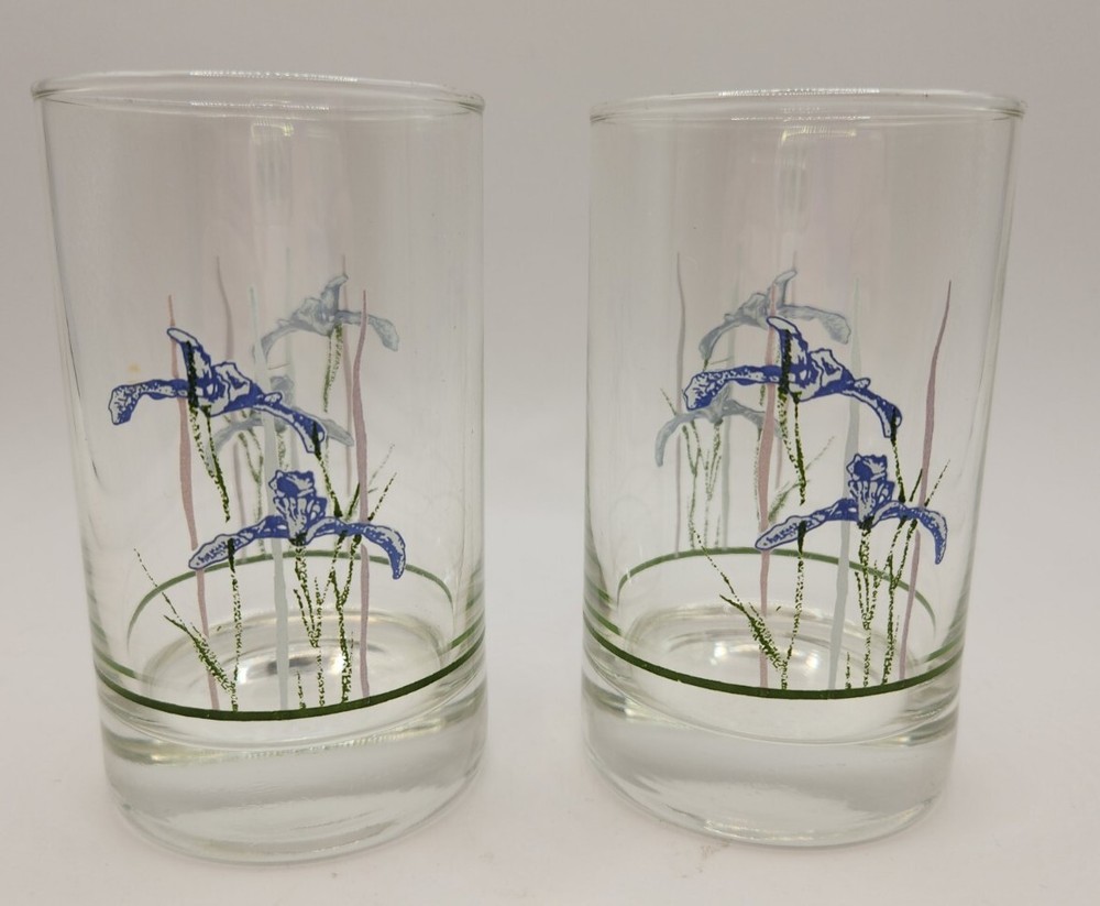 Set of 2 Corelle «Shadow Iris» Juice Glasses