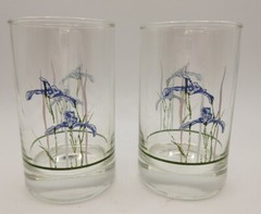 Set of 2 Corelle «Shadow Iris» Juice Glasses