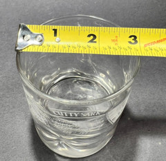 Vtg Cutty Sark Whiskey Glass Christopher Columbus 500th Anniversary Dimpled 8 oz