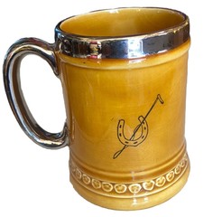 Vintage Lord Nelson Pottery Tankard Hunting Scene Beer Stein Coffee Mug Tea Cup