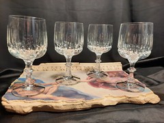 4 Schott-Zwiesel TANGO Cut Crystal Water/ Wine Goblets Glasses Set