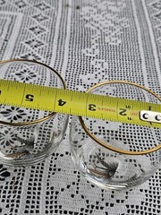 Carwin Roly Poly Glasses Handpainted Fishing Fly Lures Signed Mcm Rare Vtg