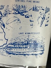 Set Of 2 “New Hampshire” Vintage HAZEL-ATLAS Small 4” Souvenir Glasses