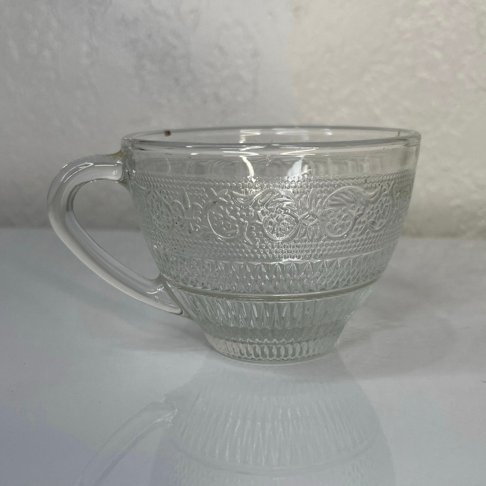 VTG Glass Punch Cup, Stained, See Photos