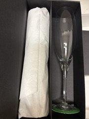 NIB Orrefors Intermezzo Air Champagne crystal 6.7 ounce Glass Set of 2