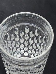 Ralph Lauren RLL Crystal Highball Glass Aston Pattern Heavy 1 lb 9 oz