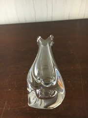 Daum Nancy Crystal Soliflore Vase Height: 17Cm