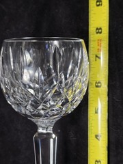 WATERFORD LISMORE Set of 4 Wine Hocks Glasses
